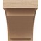 Ekena Millwork 6in. W x 8in. H x 12in. L Rivera Woodgrain TimberThane Rafter Tail, Primed Tan RFTUR06X08X12RIVRCPR - alternate 5
